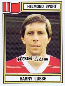 Sticker Harry Lubse - Voetbal 1982-1983 - Panini