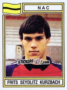 Sticker Frits Seydlitz Kurzbach - Voetbal 1982-1983 - Panini