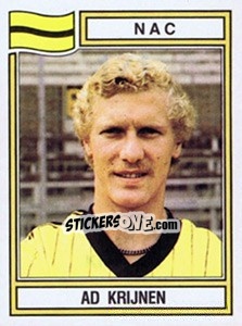 Sticker Ad Krijnen - Voetbal 1982-1983 - Panini