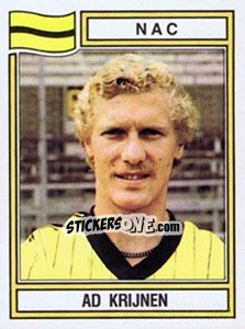 Figurina Ad Krijnen - Voetbal 1982-1983 - Panini