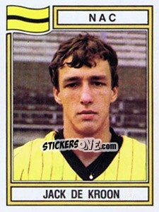 Cromo Jack de Kroon - Voetbal 1982-1983 n. 173 - Panini