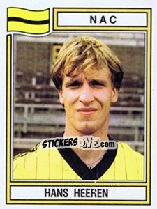 Sticker Hans Heeren - Voetbal 1982-1983 n. 175 - Panini