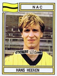 Figurina Hans Heeren - Voetbal 1982-1983 - Panini