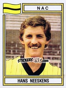 Sticker Hans Neeskens - Voetbal 1982-1983 n. 177 - Panini