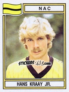 Sticker Hans Kraay Jr. - Voetbal 1982-1983 - Panini