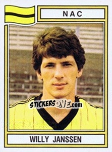 Sticker Willy Jansen - Voetbal 1982-1983 - Panini