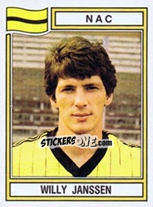 Figurina Willy Jansen - Voetbal 1982-1983 - Panini