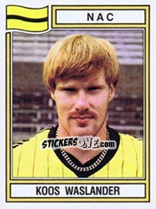 Figurina Koos Waslander - Voetbal 1982-1983 - Panini