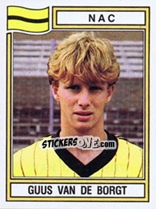 Cromo Guus van de Borgt - Voetbal 1982-1983 - Panini