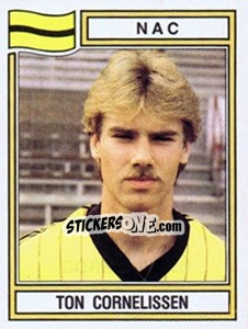 Sticker Ton Cornelissen - Voetbal 1982-1983 - Panini