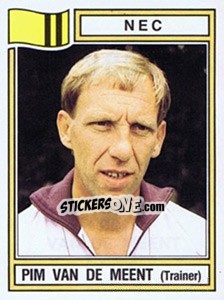 Sticker Pim van de Meent - Voetbal 1982-1983 - Panini