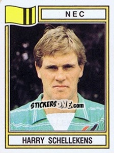 Sticker Harry Schellekens - Voetbal 1982-1983 n. 186 - Panini