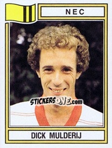 Sticker Dick Mulderij - Voetbal 1982-1983 n. 189 - Panini