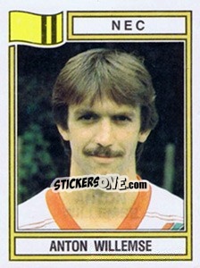Sticker Anton Willemse - Voetbal 1982-1983 - Panini
