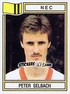 Sticker Peter Selbach - Voetbal 1982-1983 - Panini