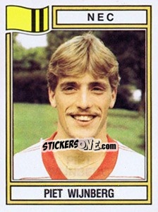 Sticker Piet Wijnberg - Voetbal 1982-1983 - Panini