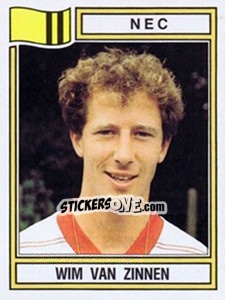 Sticker Wim van Zinnen - Voetbal 1982-1983 n. 196 - Panini