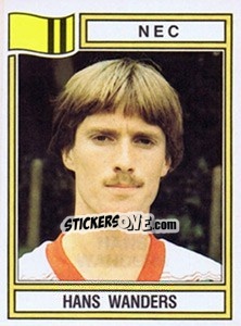 Sticker Hans Wanders - Voetbal 1982-1983 - Panini