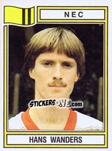 Sticker Hans Wanders - Voetbal 1982-1983 n. 197 - Panini