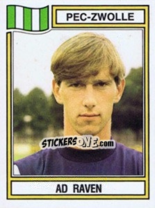 Sticker Ad Raven - Voetbal 1982-1983 - Panini