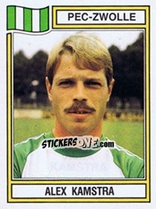 Sticker Alex Kamstra - Voetbal 1982-1983 n. 208 - Panini
