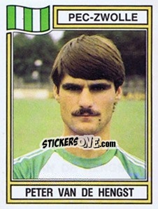 Sticker Peter van de Hengst - Voetbal 1982-1983 n. 211 - Panini