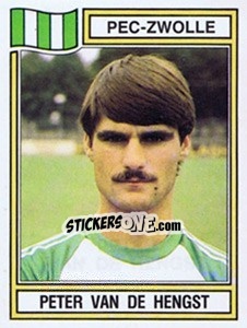 Figurina Peter van de Hengst - Voetbal 1982-1983 - Panini