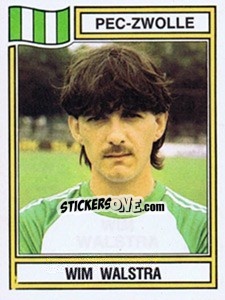 Figurina Wim Walstra - Voetbal 1982-1983 - Panini