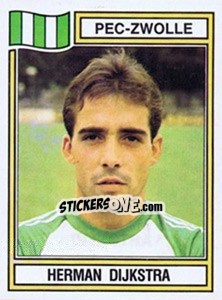 Figurina Herman Dijkstra - Voetbal 1982-1983 - Panini