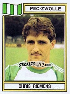 Sticker Chris Riemens - Voetbal 1982-1983 n. 219 - Panini