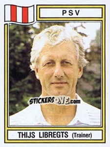 Sticker Thijs Libregts - Voetbal 1982-1983 - Panini