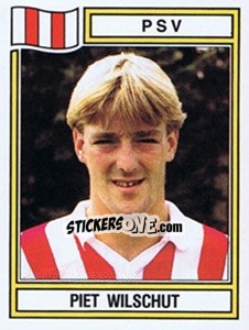 Sticker Piet Wilschut - Voetbal 1982-1983 - Panini