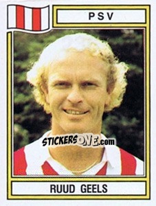 Sticker Ruud Geels - Voetbal 1982-1983 - Panini