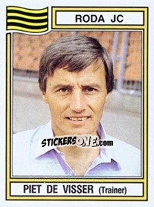 Sticker Piet de Visser - Voetbal 1982-1983 - Panini