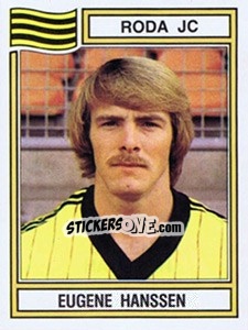 Sticker Eugene Hanssen - Voetbal 1982-1983 - Panini