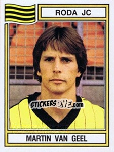 Figurina Martin van Geel - Voetbal 1982-1983 - Panini