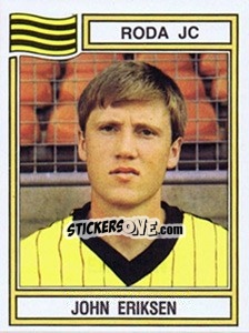 Sticker John Eriksen - Voetbal 1982-1983 - Panini