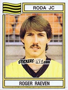 Sticker Roger Raeven - Voetbal 1982-1983 - Panini