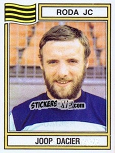 Sticker Joop Dacier - Voetbal 1982-1983 - Panini