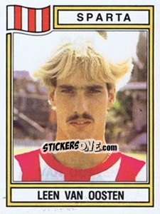 Sticker Leen van Oosten - Voetbal 1982-1983 - Panini