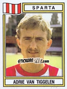 Cromo Adrie van Tiggelen - Voetbal 1982-1983 - Panini