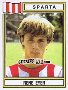 Sticker Rene Eyer - Voetbal 1982-1983 - Panini