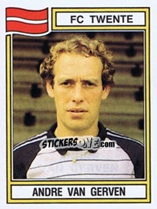 Sticker Andre van Gerven - Voetbal 1982-1983 - Panini