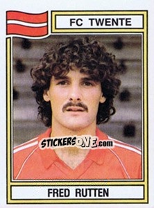 Sticker Fred Rutten - Voetbal 1982-1983 - Panini