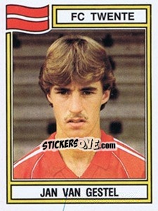 Sticker Jan van Gestel - Voetbal 1982-1983 - Panini