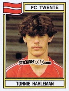 Sticker Tonnie Harleman - Voetbal 1982-1983 n. 281 - Panini