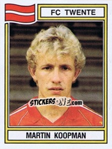 Sticker Martin Koopman - Voetbal 1982-1983 n. 282 - Panini