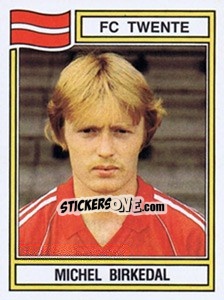 Sticker Michel Birkedal - Voetbal 1982-1983 - Panini