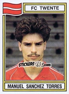 Sticker Manuel Sanchez Torres - Voetbal 1982-1983 - Panini