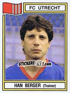 Sticker Han Berger - Voetbal 1982-1983 - Panini